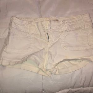 White short shorts